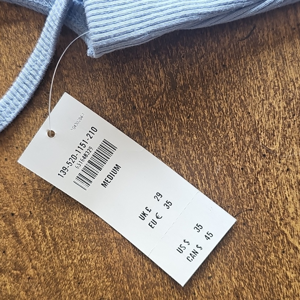 NWT Abercrombie & Fitch Body Suit, Light Blue, Size Medium - Picture 5 of 8